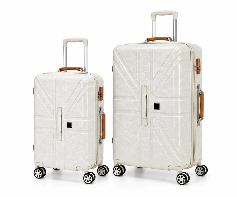 Pack Ahorro Maletas GREENWICH trunk LONDON Blanco