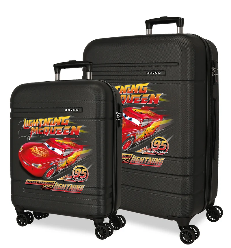 SET/2 TROLLEY ABS 55-68CM.4R.C/EXP. CARS LIGHTNING MCQUEEN