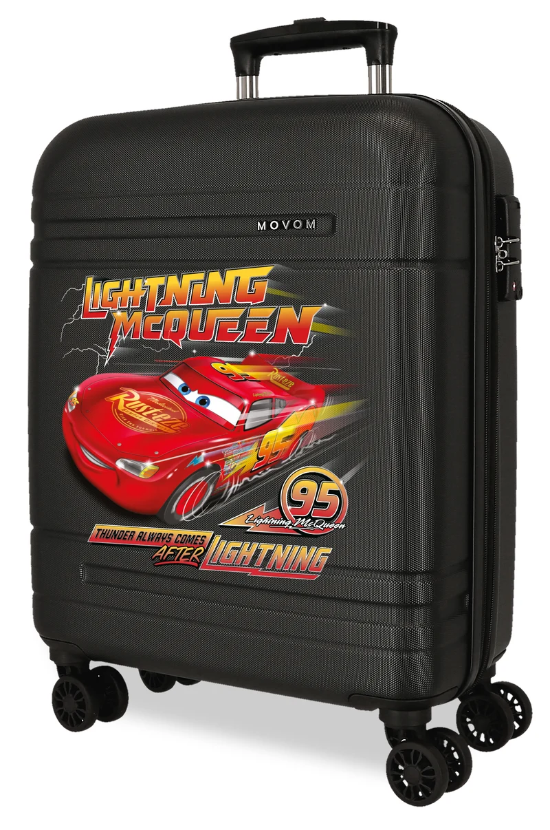 TROLLEY PP. 55CM.4R.C/EXP. CARS LIGHTNING MCQUEEN NEGRO