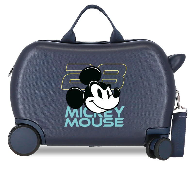 MALETA INF.ABS 4R.(2 MULTI.) 45CM. MICKEY RACING CREW MARINO