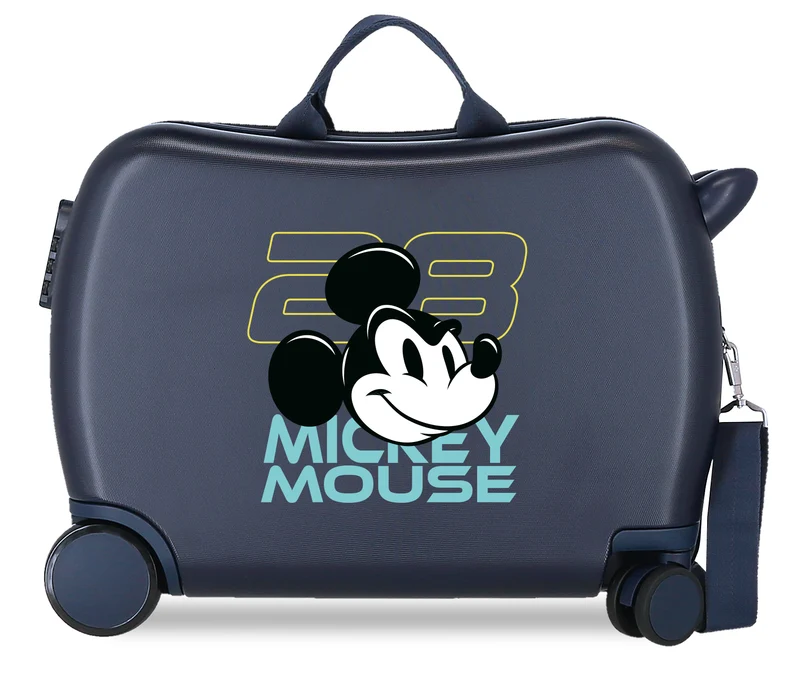 MALETA INF.ABS 4R.(2 MULTI.) 50CM. MICKEY RACING CREW MARIN