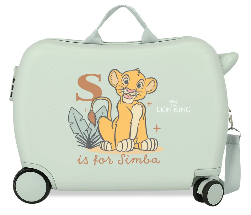 MALETA INF.ABS 4R.(2 MULTI.) 50CM. LION KING SIMBA MENTA