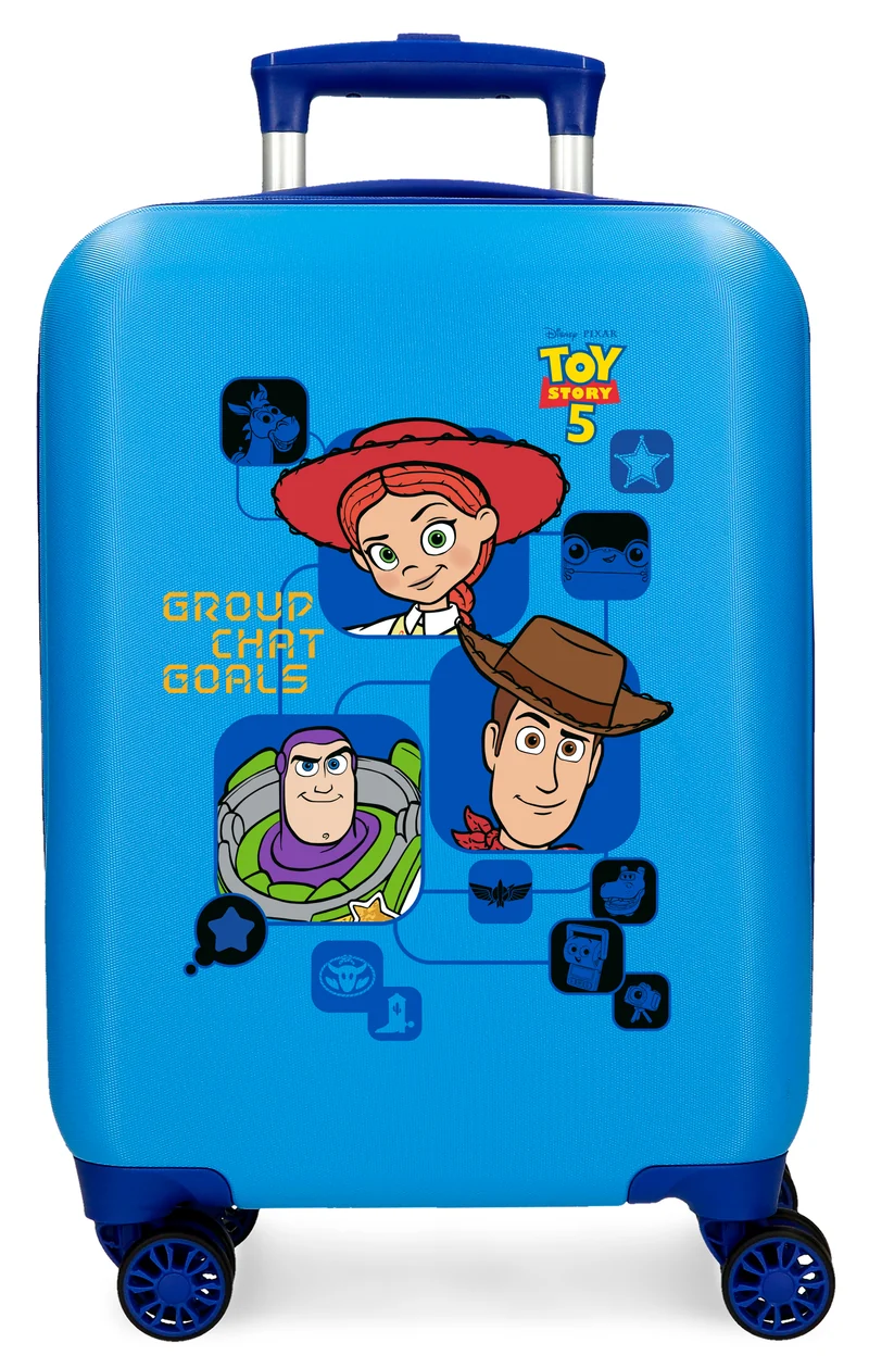 TROLLEY ABS 50CM.4R. TOY STORY GROUP CHAT GOALS AZULON