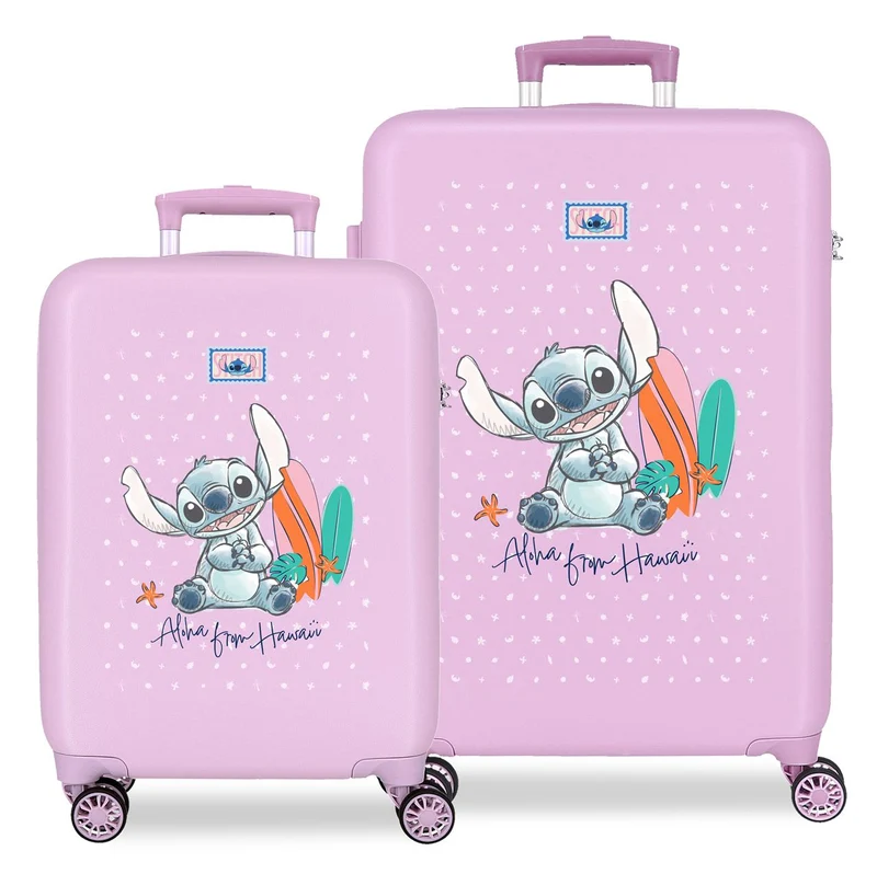 3311442 SET/2 TROLLEY ABS 55-65CM. 4R. STITCH FROM HAWAII LI
