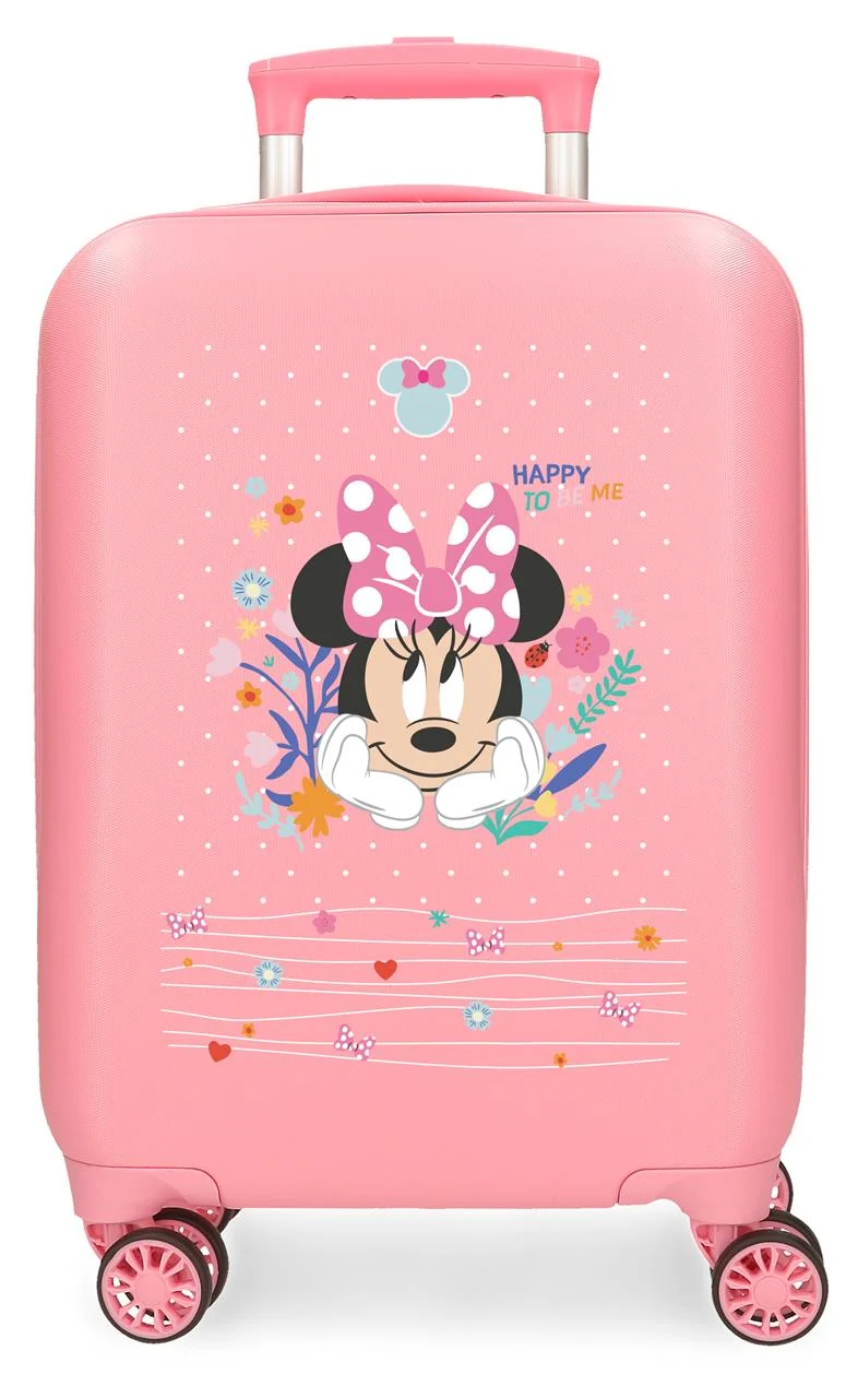 4321311 TROLLEY ABS 50 CM. 4R. MINNIE HAPPY TO BE ME ROSA