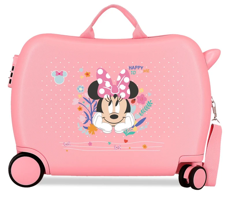 4329811 MALETA INF.ABS 4R.(2 MULTI.) 50CM. MINNIE HAPPY TO B