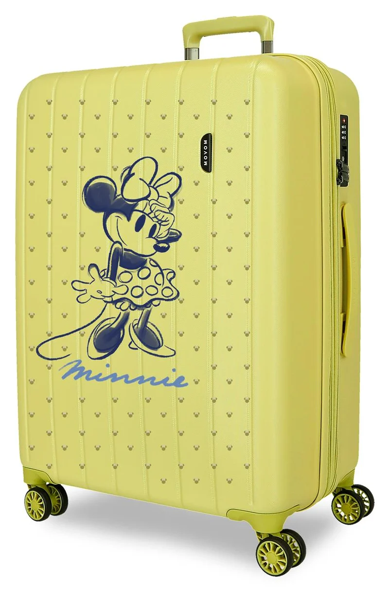 3519243 TROLLEY ABS 68CM. C/EXP. 4R. MINNIE LINE AMARILLO