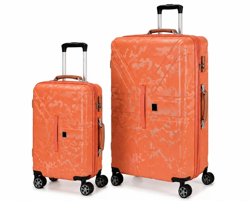 Pack Ahorro Maletas GREENWICH trunk LONDON Naranja