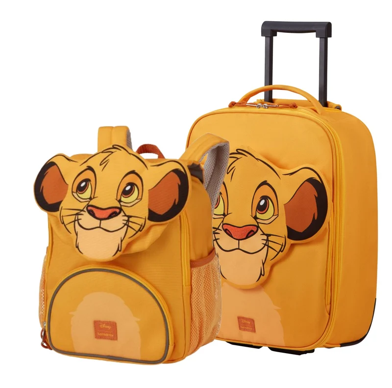 SAMSONITE pack maleta upright + mochila S SAMMIES DISNEY SIMBA