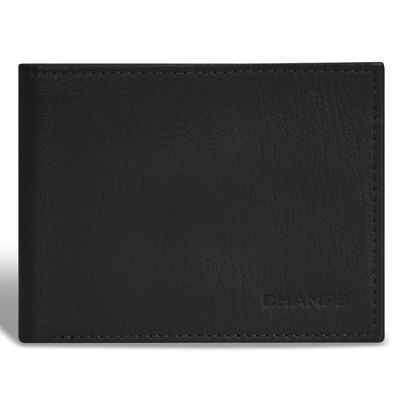 Onyx / Leather Top Wing Wallet *Drop Ship*