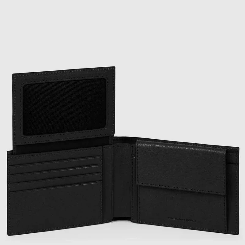 PIQUADRO BILLETERA CON PORTADOCUMENTOS BLACK SQUARE