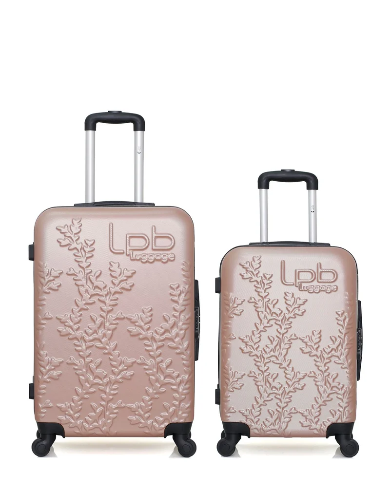 Lot de 2 Valises Rigides Taille Moyenne et Cabine NAIS