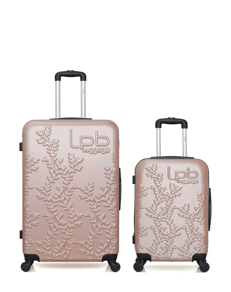 Lot de 2 Valises Rigides Grand Format et Cabine NAIS