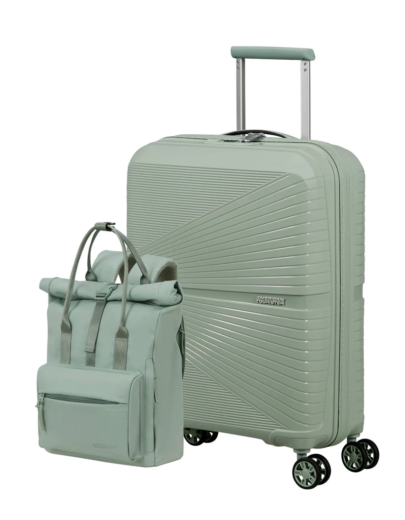 AMERICAN TOURISTER set maleta de cabina 55cm AIRCONIC + mochila 17L URBAN GROOVE