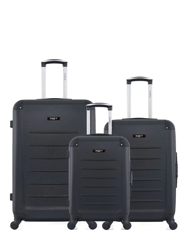 Lot de 3 Valises Rigides Grand Format, Taille Moyenne et Cabine OPERA