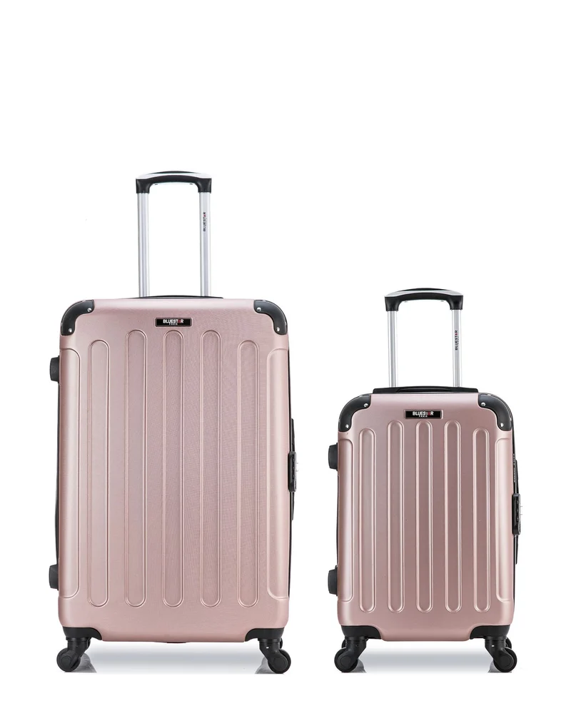 Lot de 2 Valises Rigides Grand Format et Cabine MADRID
