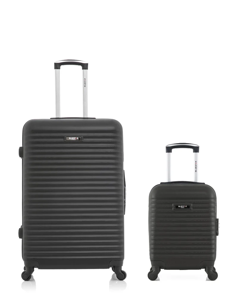 Lot de 2 Valises Rigides Grand Format et Cabine XXS BRAZILIA