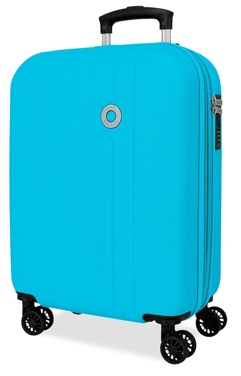 5428624 TROLLEY ABS 55CM. C/EXP. 4R. RR MENORCA TURQUESA