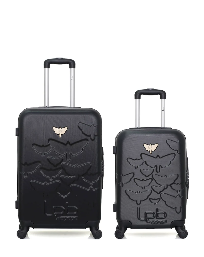 Lot de 2 Valises Rigides Taille Moyenne et Cabine AELYS