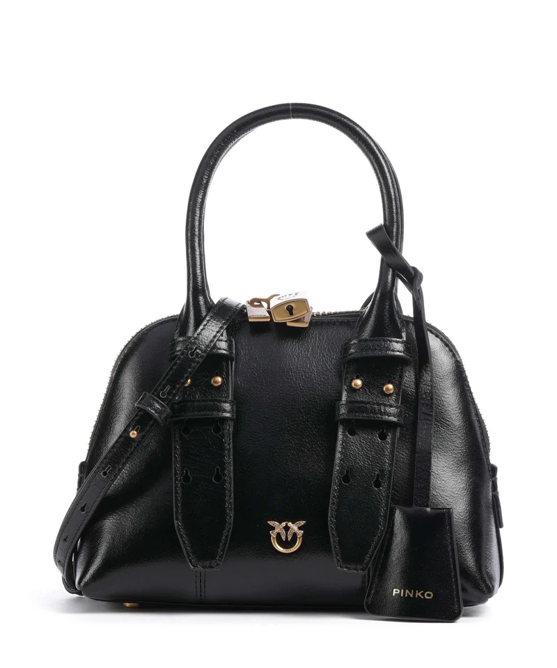 Pinko Bowling Mini Sac à main nero/antique gold