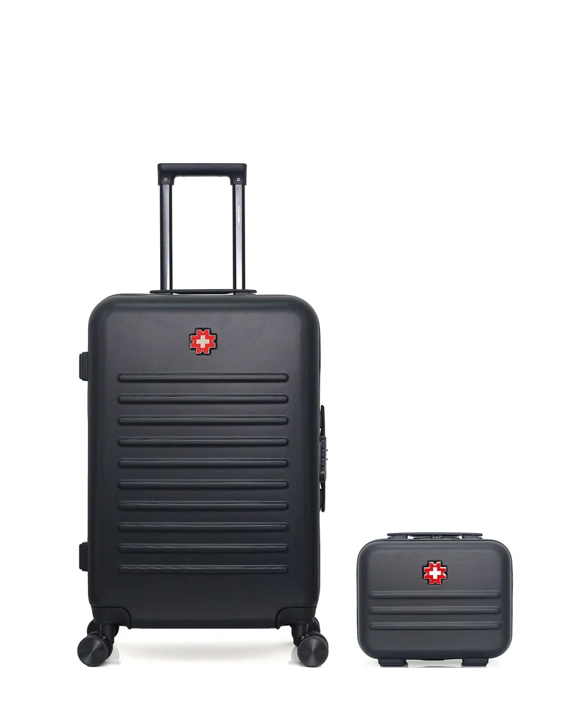 Lot de 2 Valises Rigides Taille Moyenne et Vanity WIL