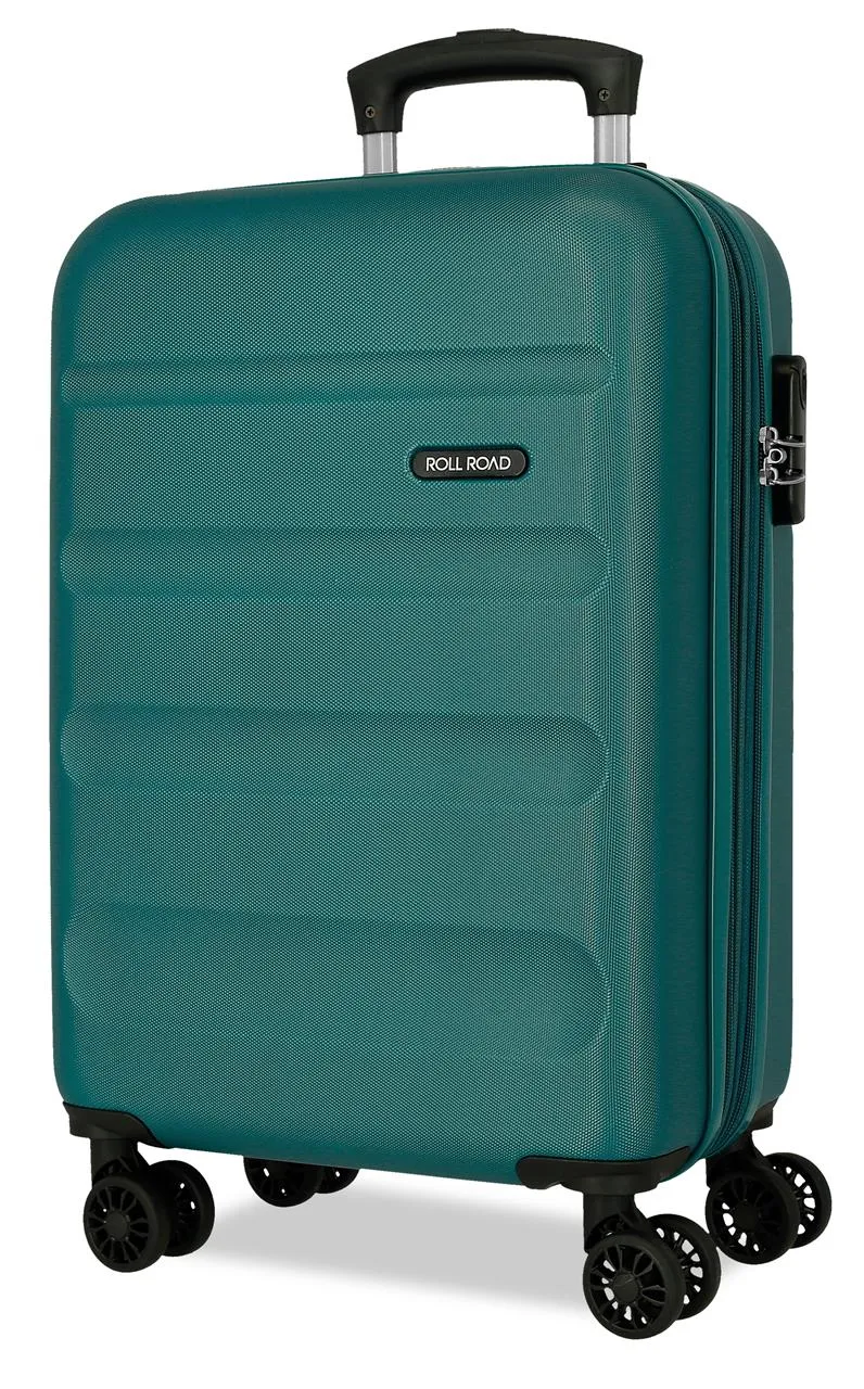 584866I TROLLEY ABS 55CM. C/EXP. 4R. RR FLEX VERDE