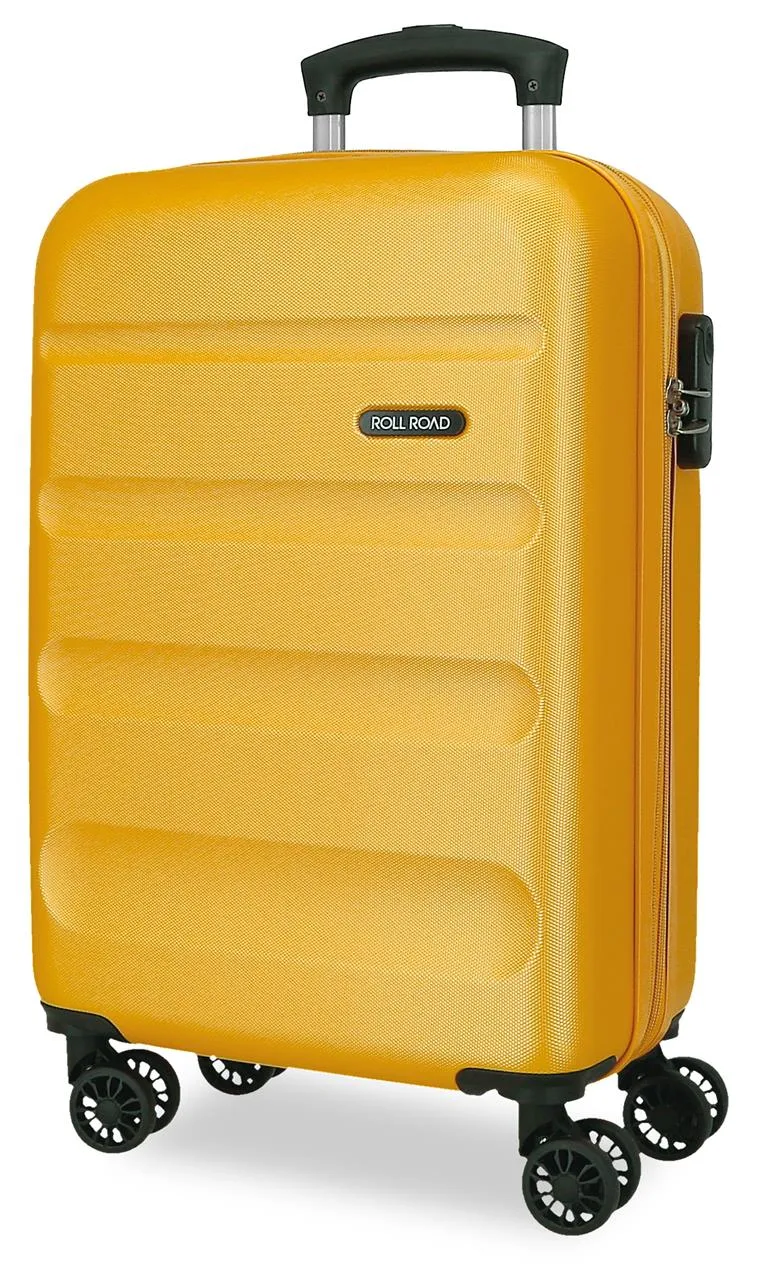584866D TROLLEY ABS 55CM. C/EXP. 4R. RR FLEX OCRE