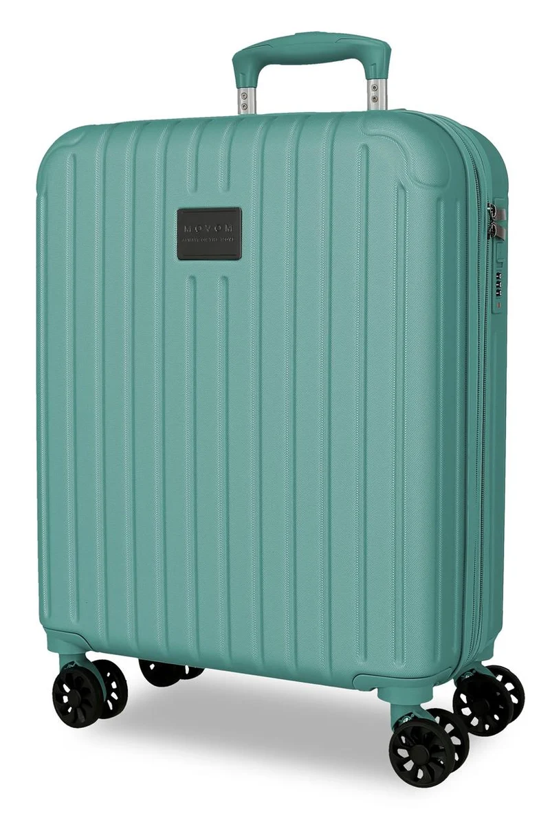 5558623 TROLLEY ABS 55CM. C/EXP. 4R. MOVOM TIMBER TURQUESA