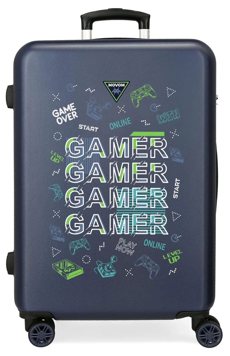 3091241 TROLLEY ABS 65CM. 4R. MOVOM GAME OVER MARINO