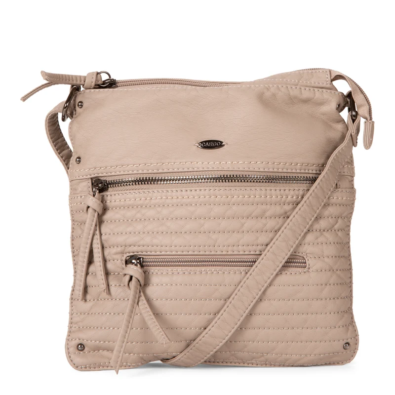 Quilted Multi Zip Crossbody
