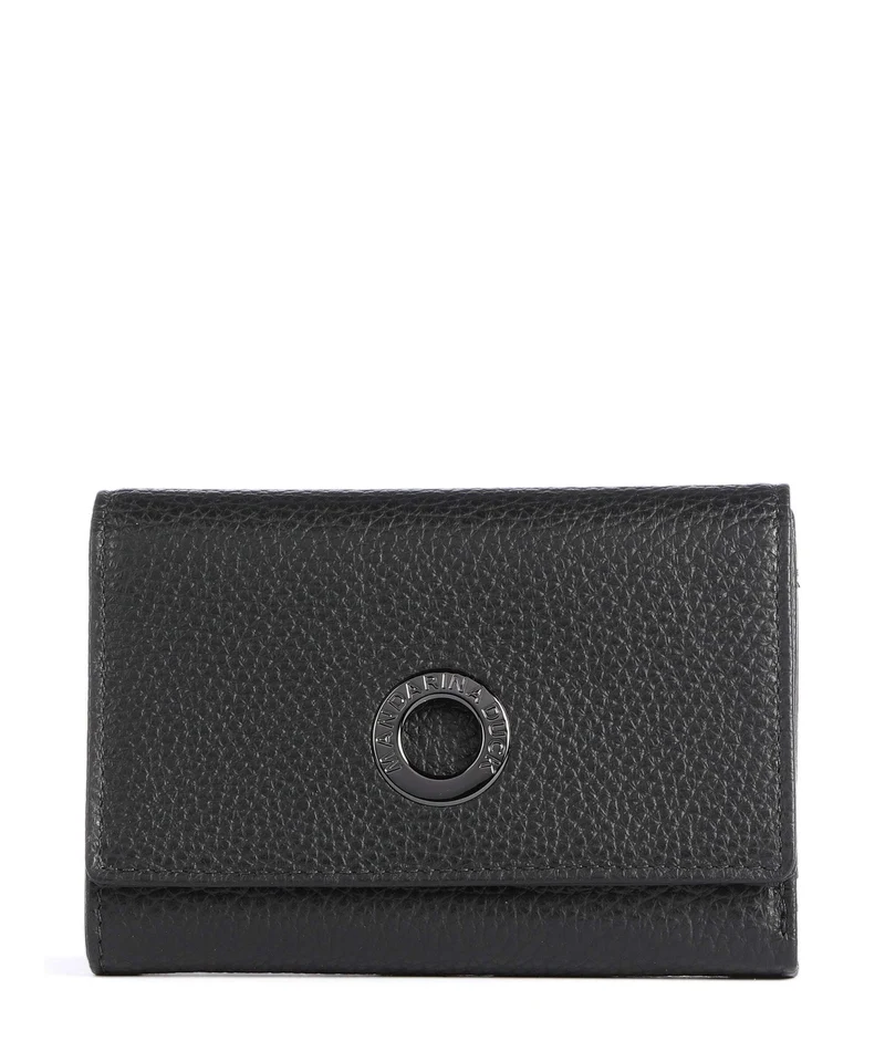 Mandarina Duck Mellow Leather Portefeuille nero