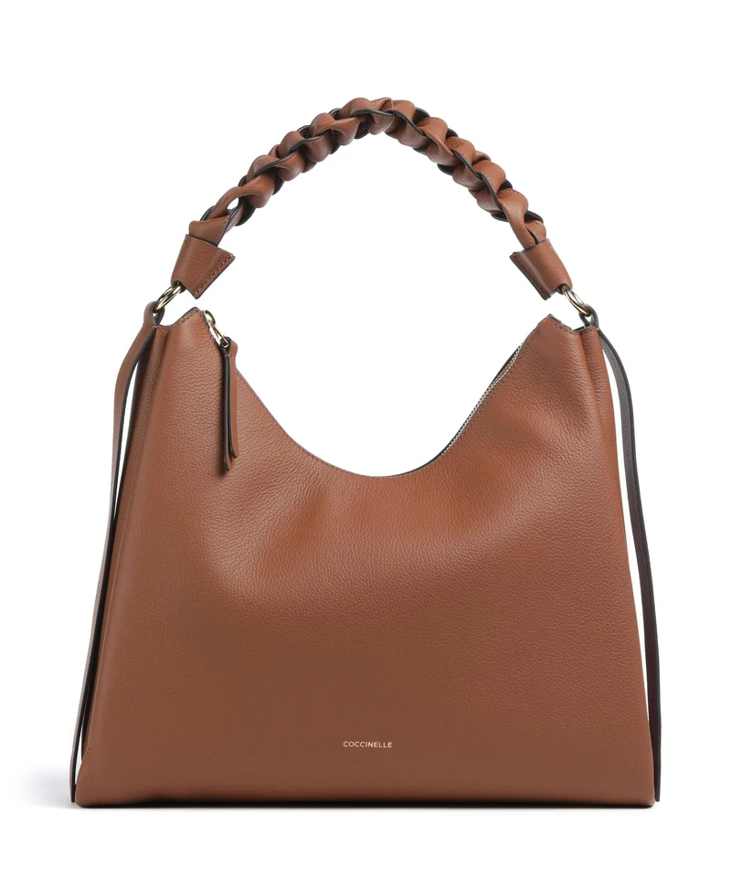 Coccinelle Boheme Grana Double Sac fourre-tout cognac/noir