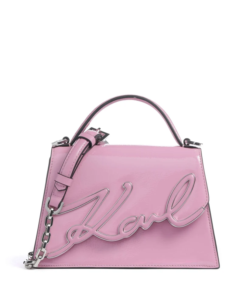 Karl Lagerfeld K/Signature 2.0 Small Sac bandoulière cyclamen