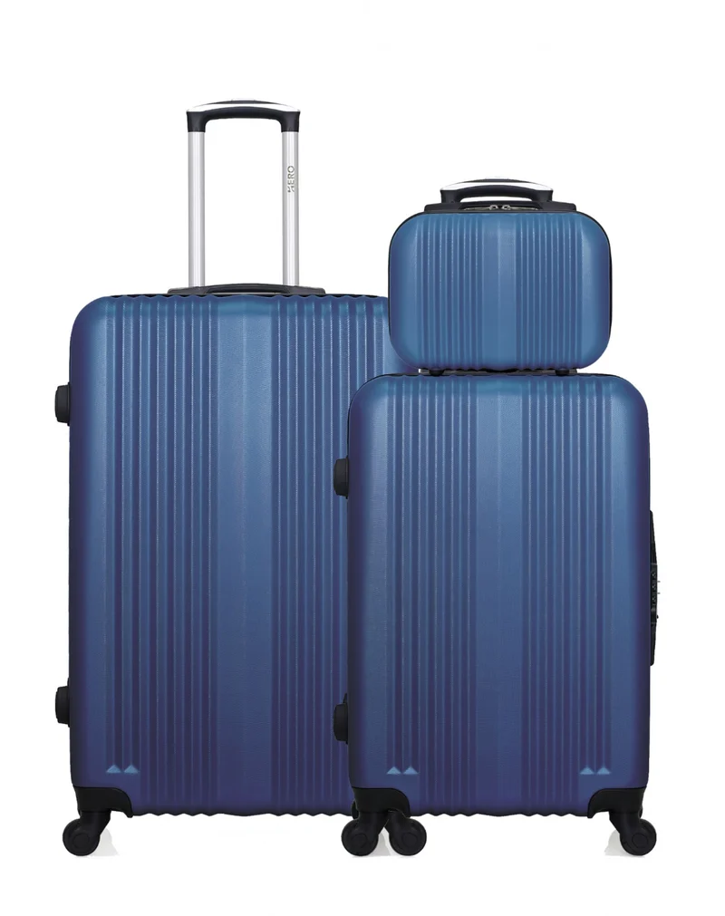 Lot de 3 valises Grand Format, Weekend et Vanity LIPARI