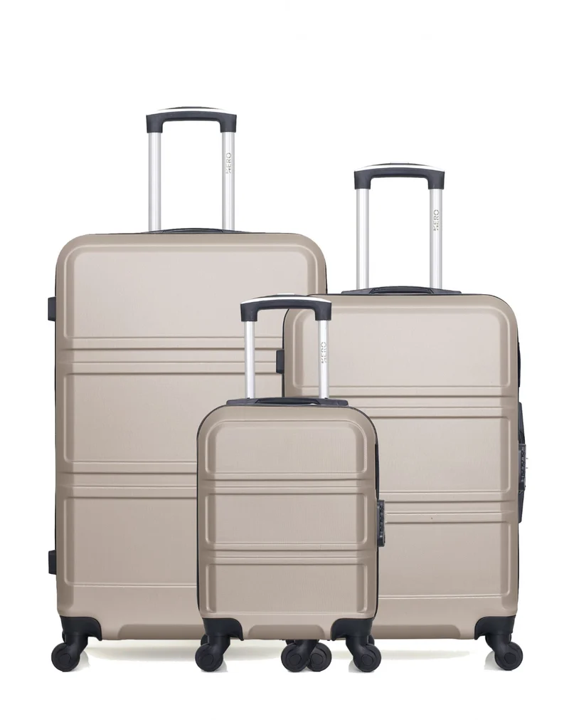 Lot de 3 valises Grand Format, Weekend et Cabine XXS UTAH