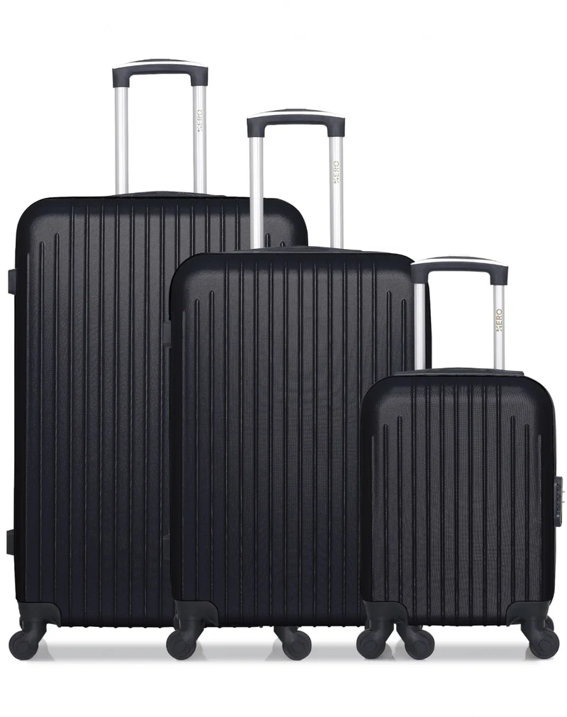 Lot de 3 valises Grand Format, Weekend et Cabine XXS CARPATES