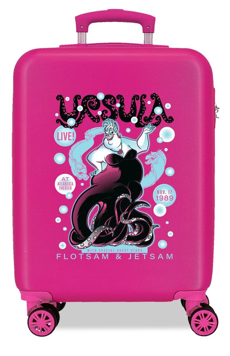 3981121 TROLLEY ABS 55CM. 4R. URSULA FUCSIA