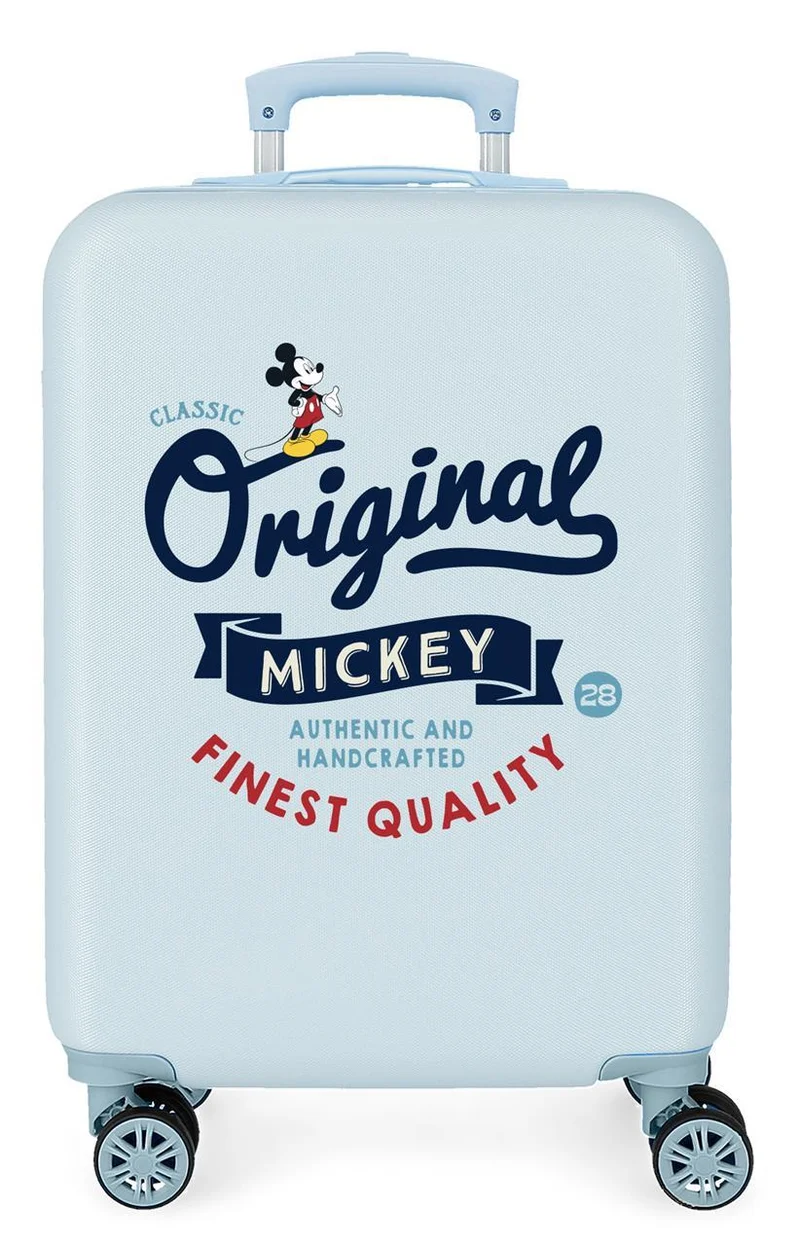3421728 TROLLEY ABS 55CM. 4R. MICKEY ORIGINAL CLASSIC AZUL