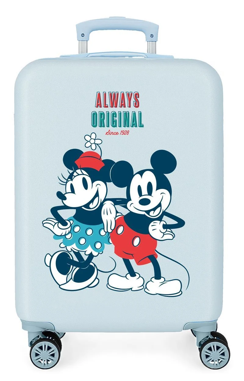2321724 TROLLEY ABS 55CM. 4R. MICKEY ALWAYS ORIGINAL AZUL CL
