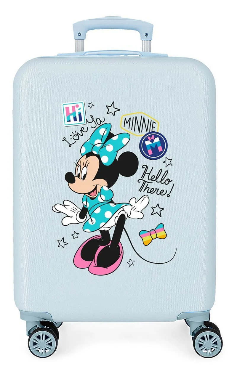 2561464 TROLLEY ABS 55CM. 4R. ENJOY MINNIE HI LOVE