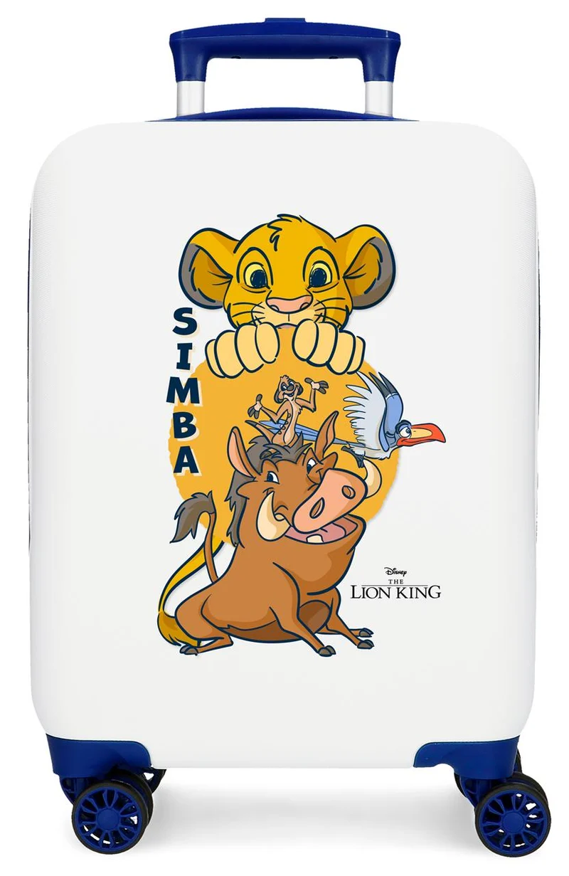 2441363 TROLLEY ABS 50CM. 4R. SIMBA´S FRIENDS BLANCO