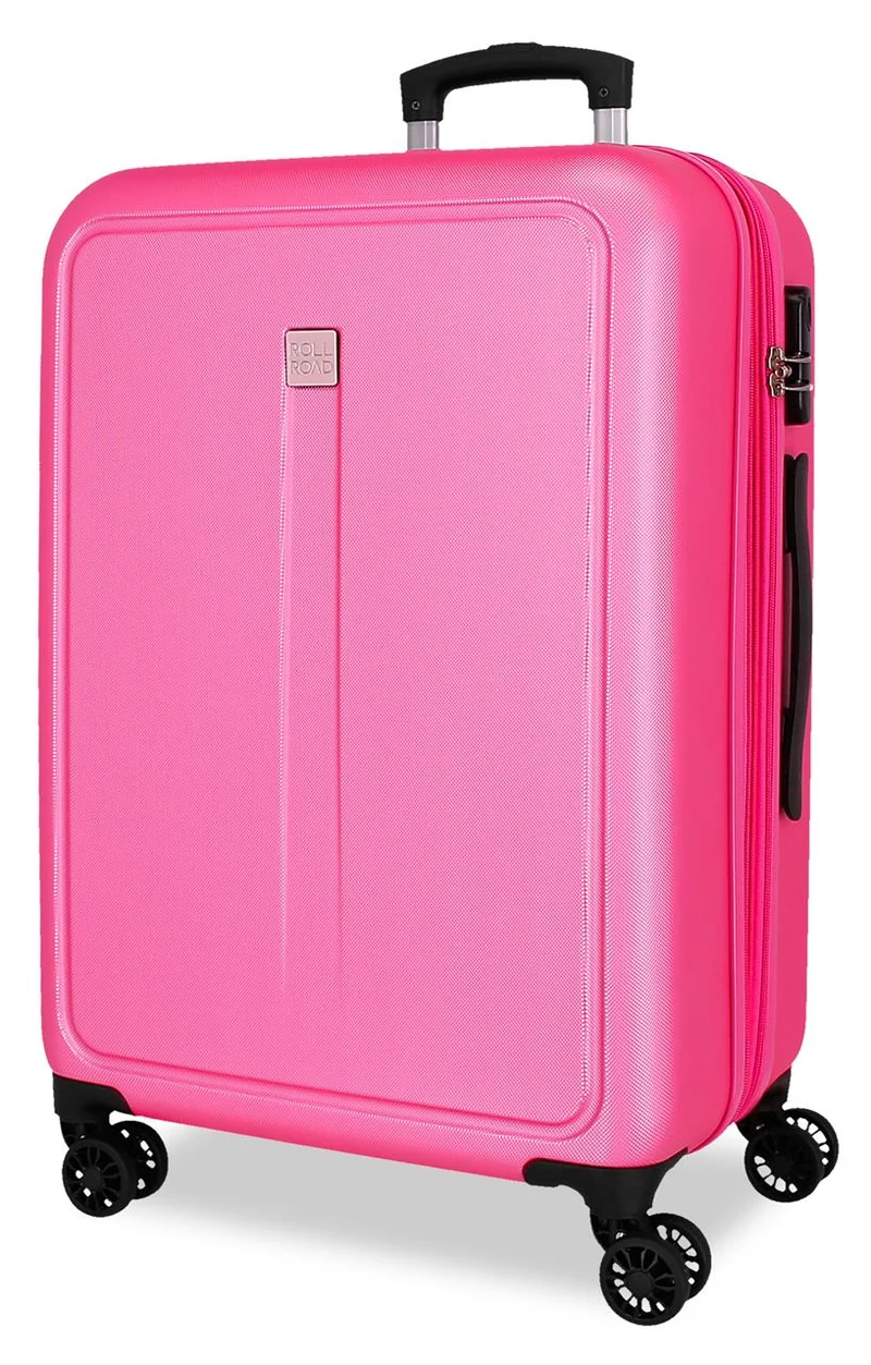 506932E TROLLEY ABS 75CM. C/EXP. 4R. RR CAMBOYA ROSA CLARO