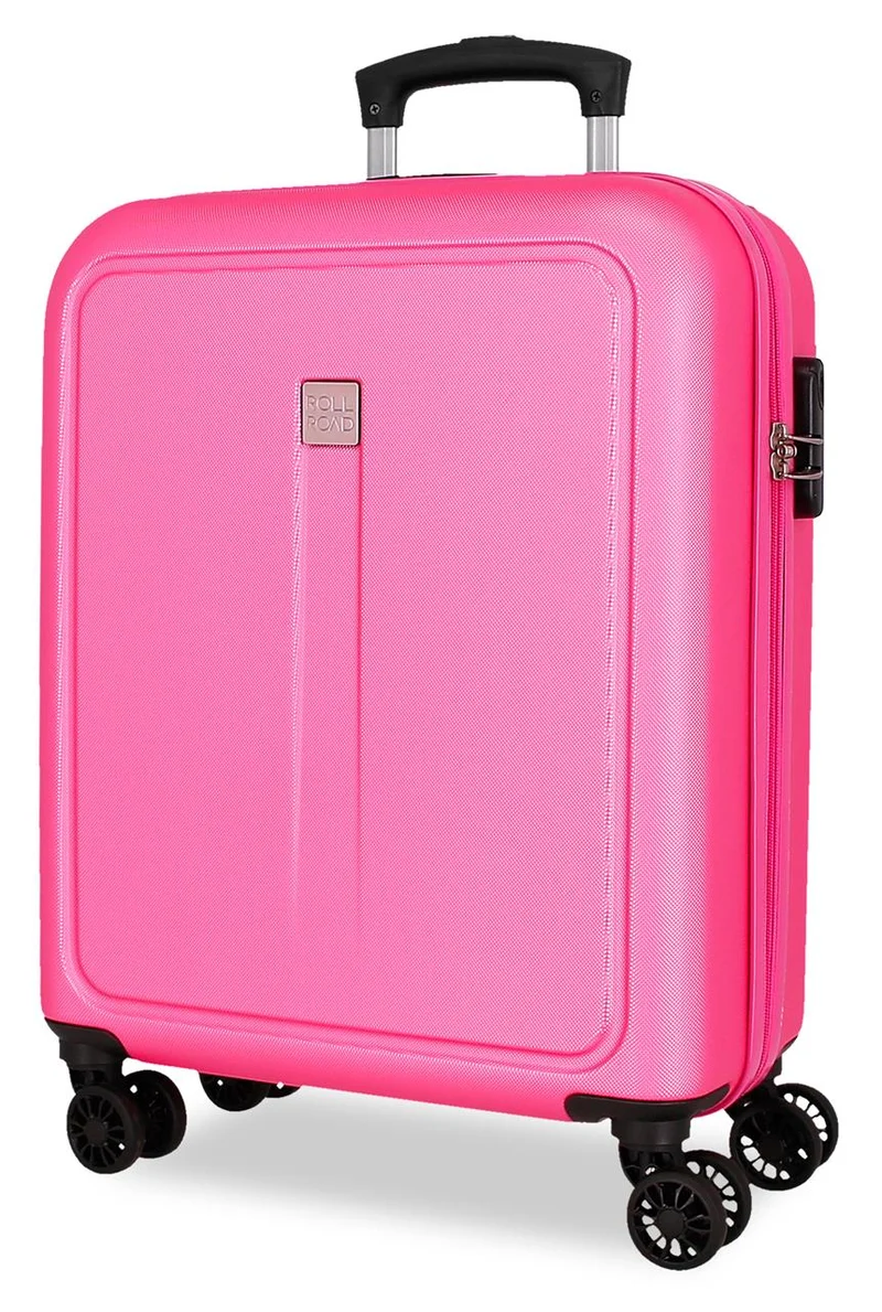 506912E TROLLEY ABS 55CM. 4R. RR CAMBOYA ROSA CLARO