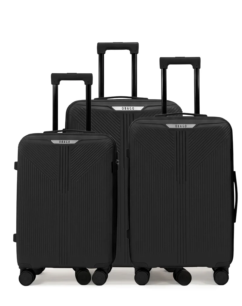 Lot de 3 Valises Rigides Grand Format, Taille Moyenne et Cabine ERIDAN
