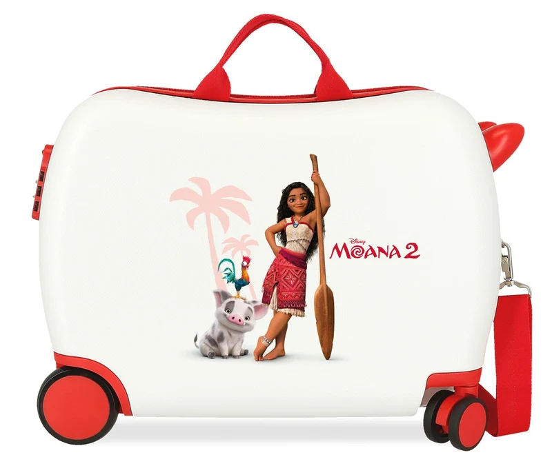 2179842 MALETA INF.ABS 4R.(2 MULTI.) 50CM. MOANA AND FRIENDS