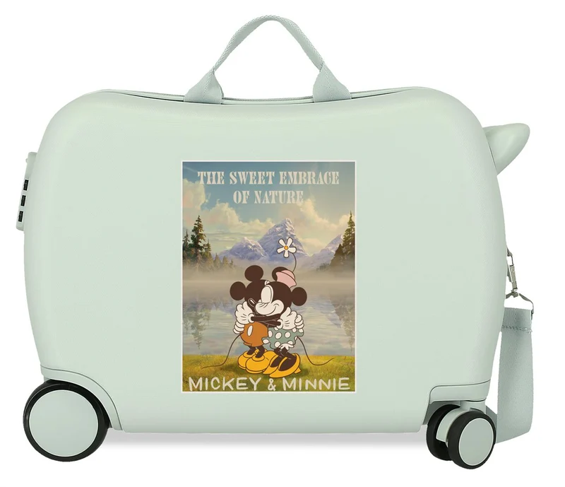 3729822 MALETA INF.ABS 4R.(2 MULTI.) 50CM. MINNIE NATURE