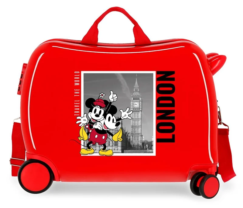 3679826 MALETA INF.ABS 4R.(2 MULTI.) 50CM. MICKEY Y MINNIE L