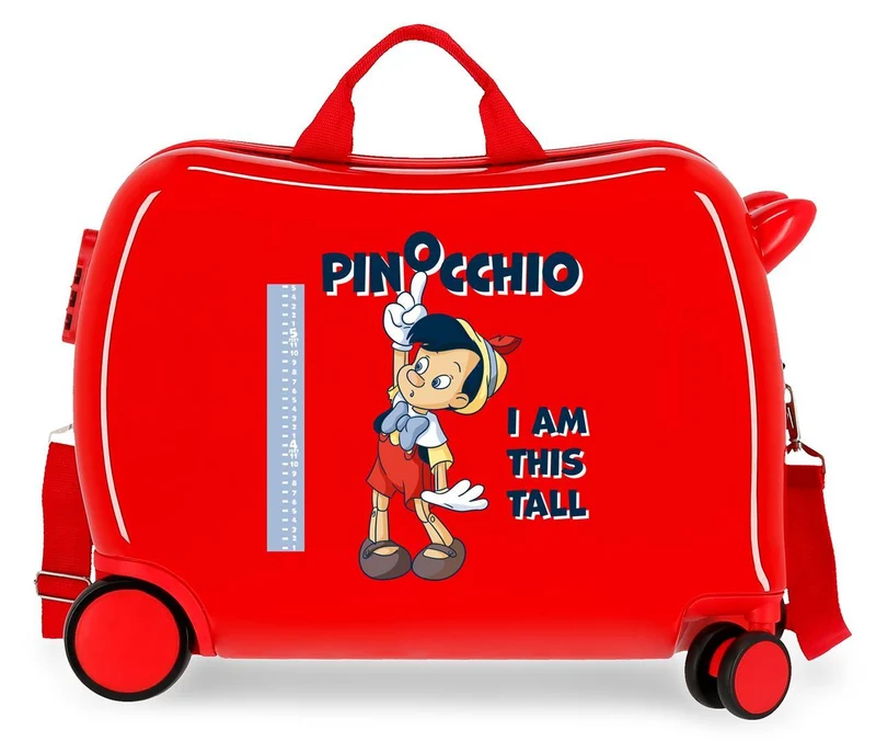 2659828 MALETA INF.ABS 4R.(2 MULTI.) 50CM. PINOCCHIO