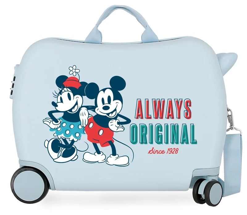 2329824 MALETA INF.ABS 4R.(2 MULTI.) 50CM. MICKEY ALWAYS ORI