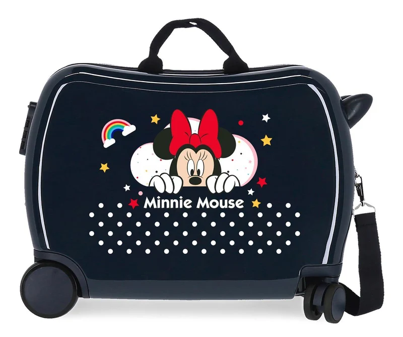 4779864 MALETA INF.ABS 4R.(2 MULTI.) 50CM. MINNIE RAINBOW MA